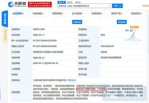 維維食品跨界布局 成立供應鏈公司，涉足新能源汽車銷售與辦公平臺開發
